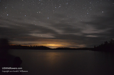 Milky Way toward west on Sucker Lake